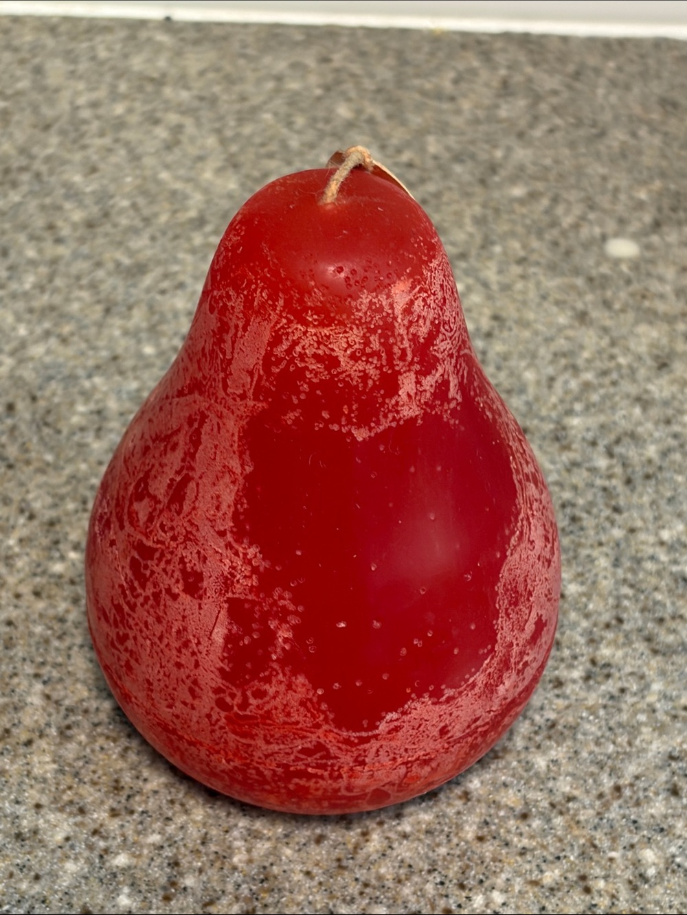 Red Pear Decorative Candle - Picture 3 of 4